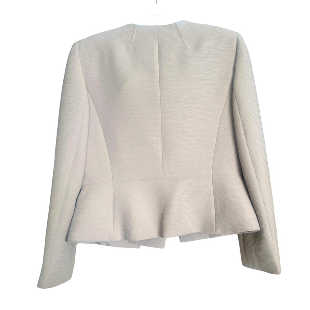 Tahari Jenn scoop neck textured Crepe skirt suit set - Picture 6 of 10